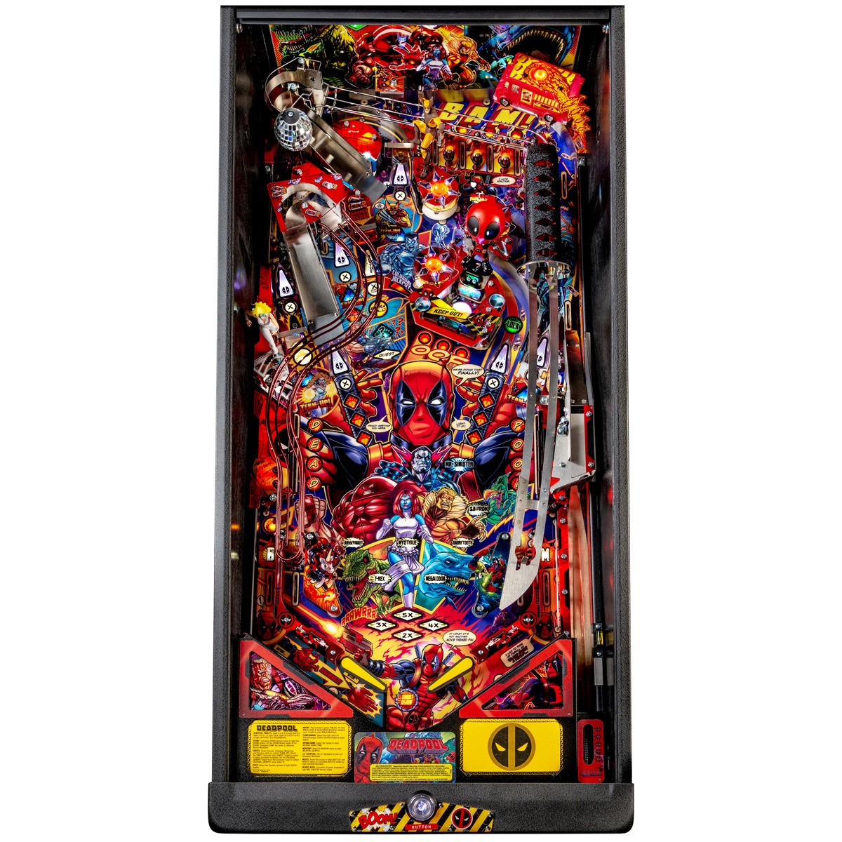 Deadpool Premium Pinball Machine - Game Room Planet