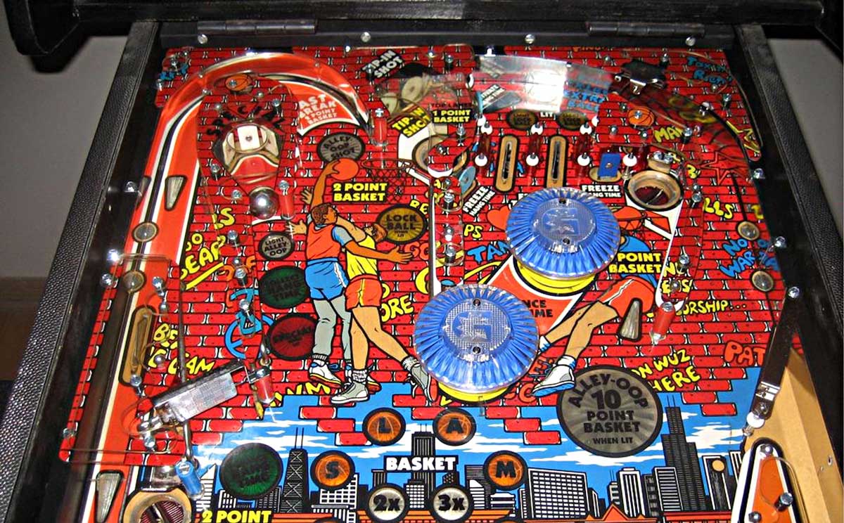 Hoops Pinball Machine by Gottlieb Game Room