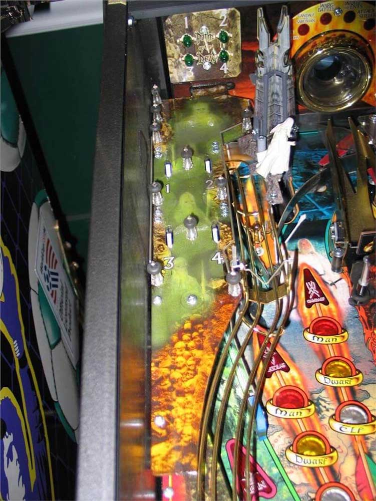 Lord of the Rings Pinball Machine Game Room