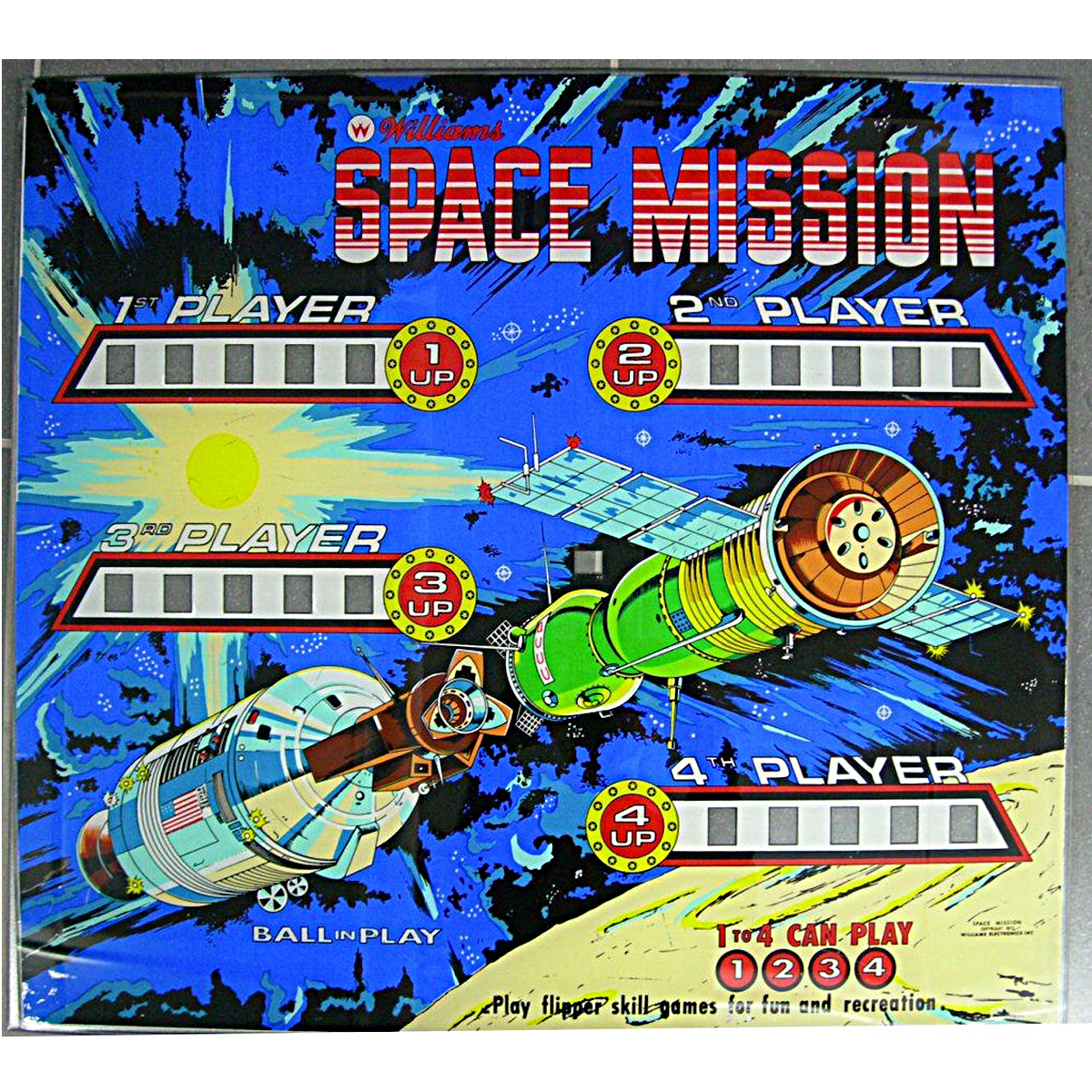 Space Mission Pinball Machine - Game Room Planet