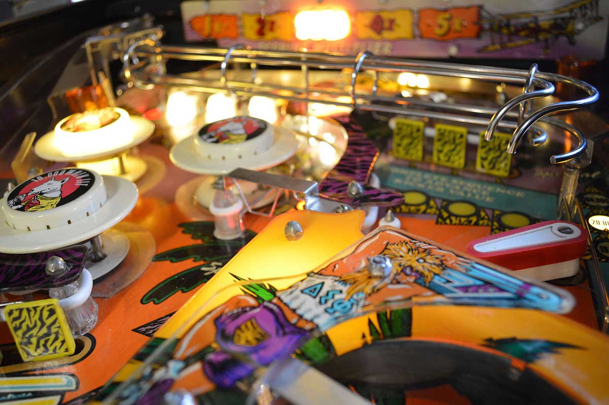 Spring Break Pinball Machine Game Room