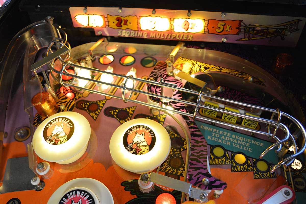 Spring Break Pinball Machine Game Room