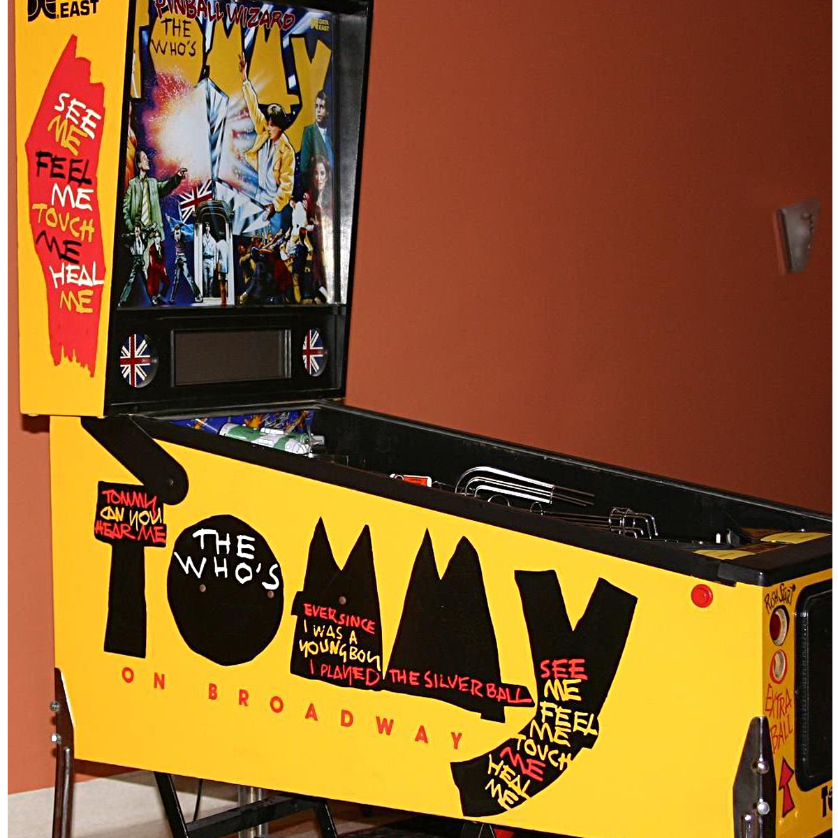 The Who’s Tommy Pinball Machine Game Room