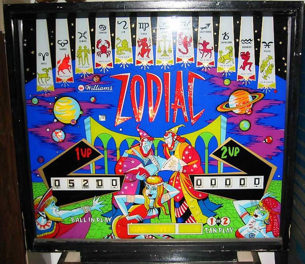 Zodiac Pinball Machine Game Room Pinball