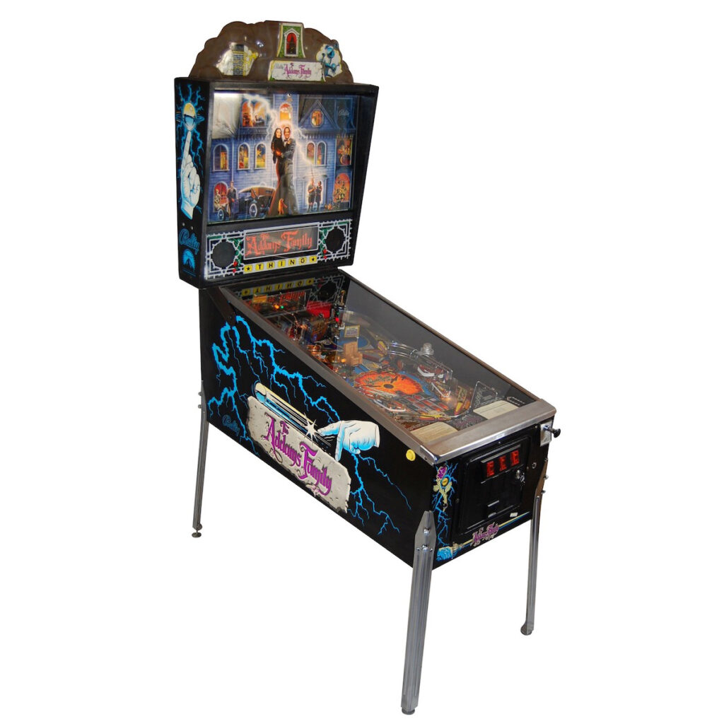 Addams Family Pinball Machine Game Room