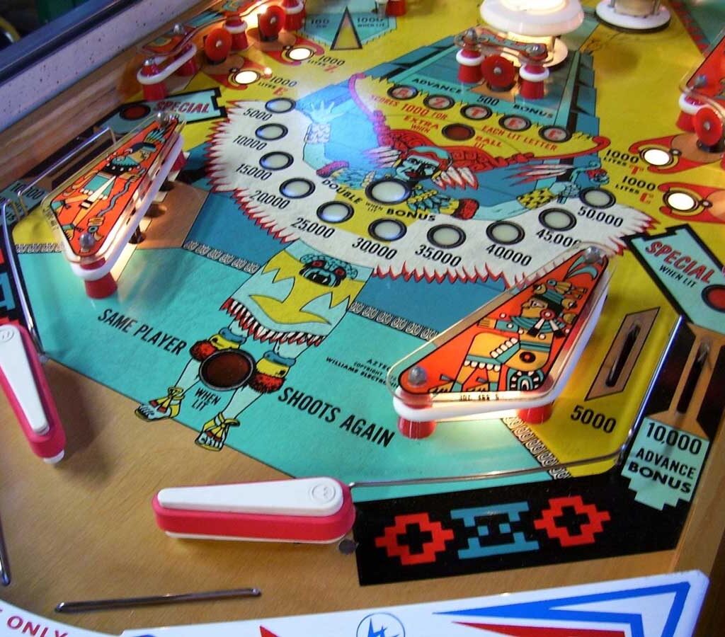 Aztec Pinball Machine Layout Aztec Pinball Machine - Game Room Planet