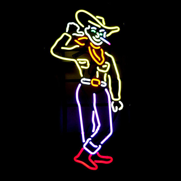 Vegas Cowboy Neon Sign - Game Room Planet