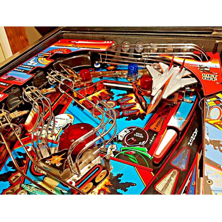 F14 Tomcat Pinball Machine Game Room