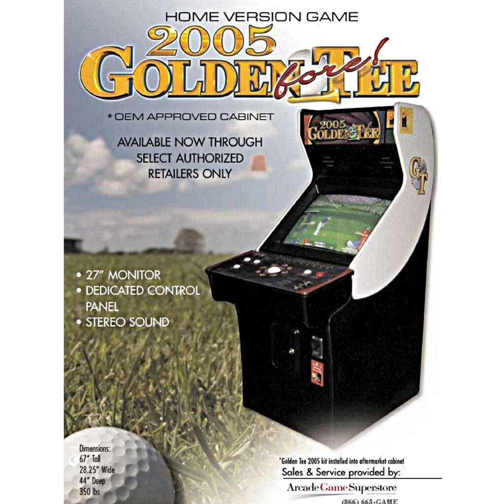 Golden Tee 2005 Arcade Game Room