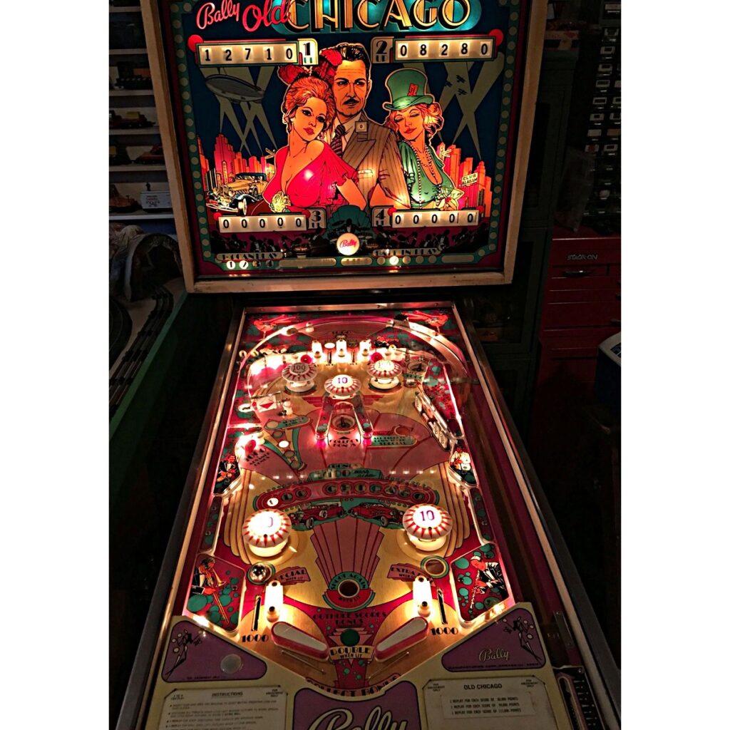 bally old chicago pinball machine
