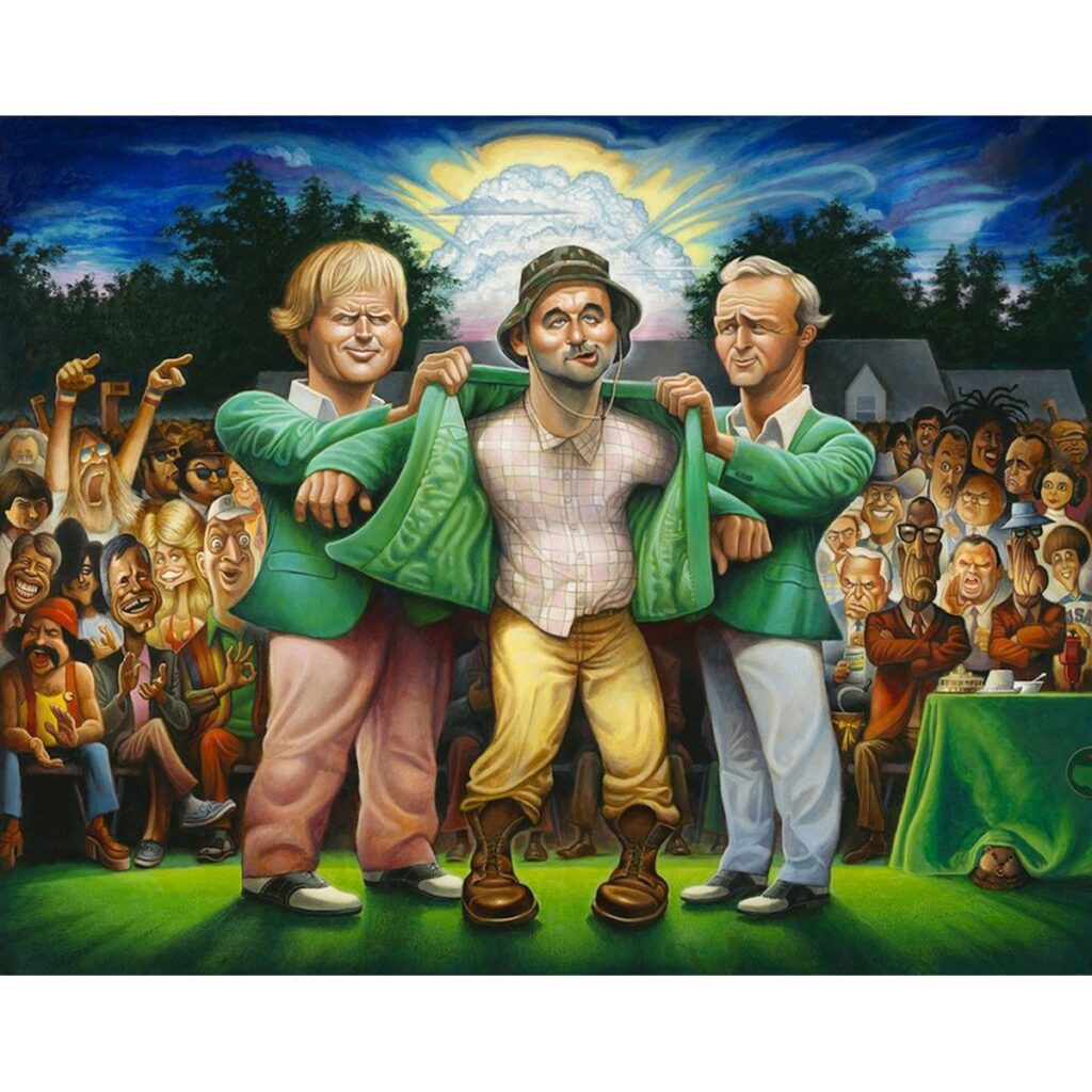 The Green Jacket A Tribute to Carl Spackler Caddyshack Wall Art