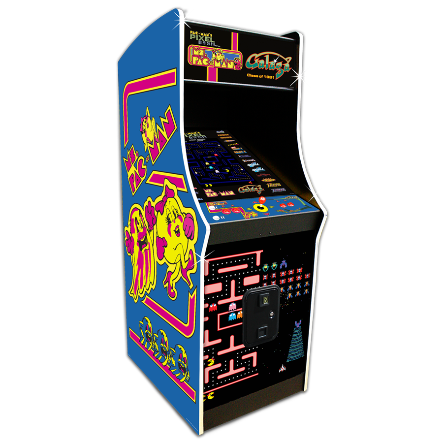 Ms. Pac-Man Galaga Pixel Bash Edition Arcade Game